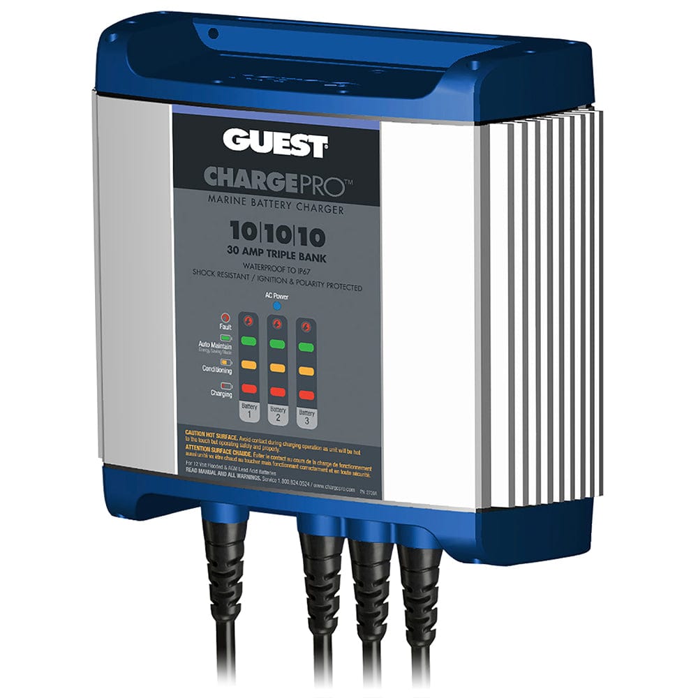 Guest Guest On-Board Battery Charger 30A / 12V - 3 Bank - 120V Input Electrical