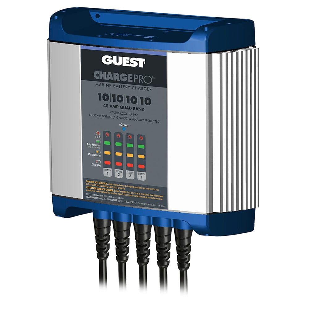 Guest Guest On-Board Battery Charger 40A / 12V - 4 Bank - 120V Input Electrical