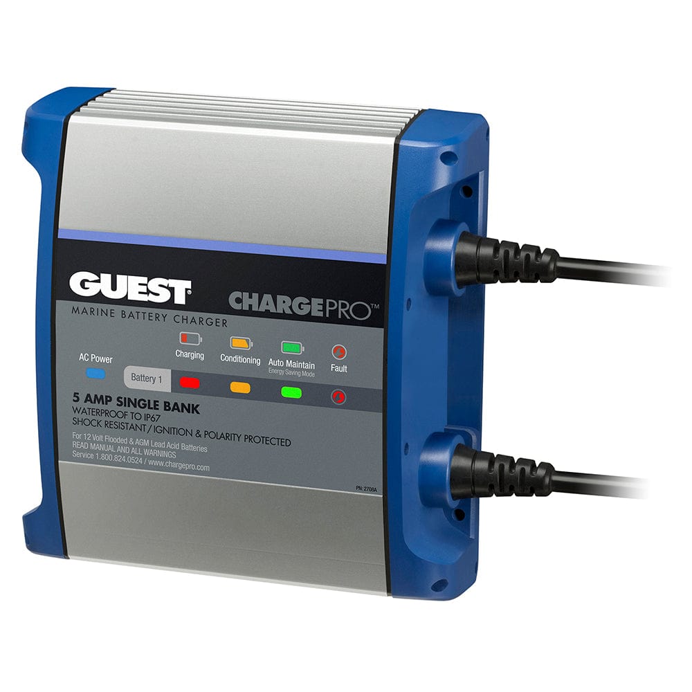 Guest Guest On-Board Battery Charger 5A / 12V - 1 Bank - 120V Input Electrical