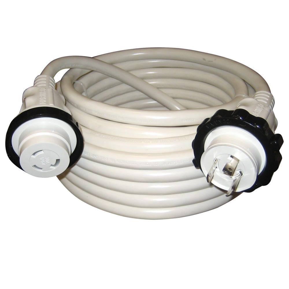 Marinco Marinco 30A 125V Molded Standard Cordset - White - 50' Electrical