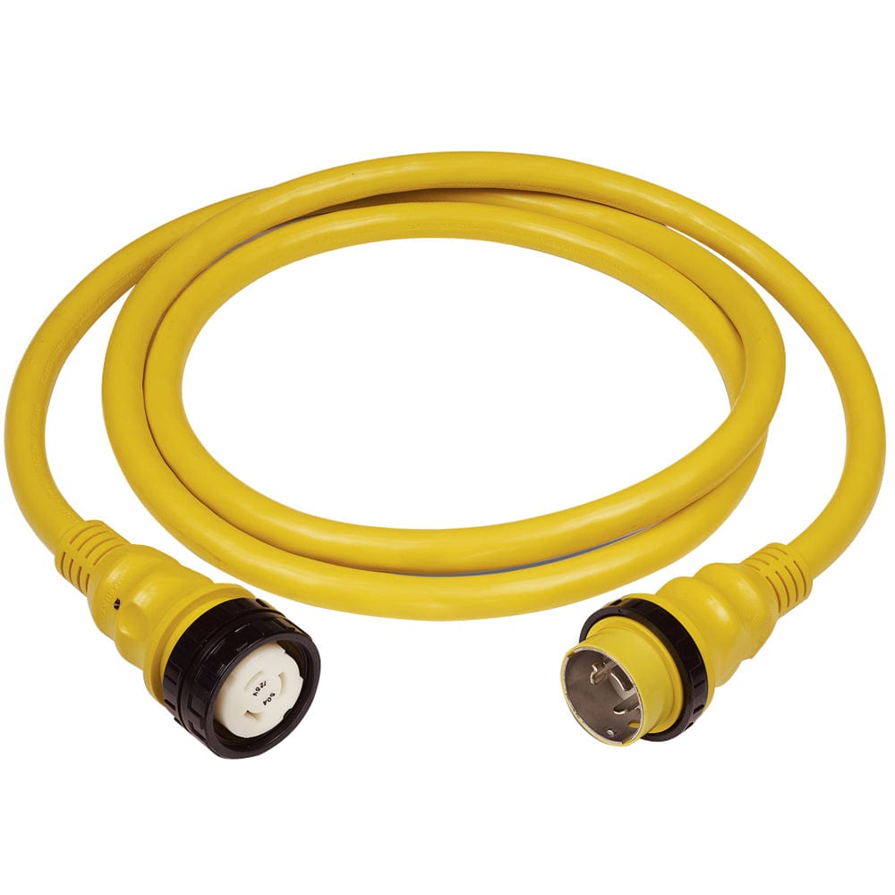 Marinco Marinco 50Amp 125/250V Shore Power Cable - 50' - Yellow Electrical