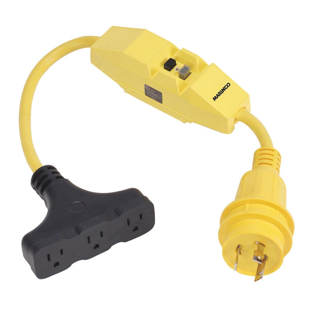 Marinco Marinco Dockside 30A to 15A Adapter with GFI Electrical