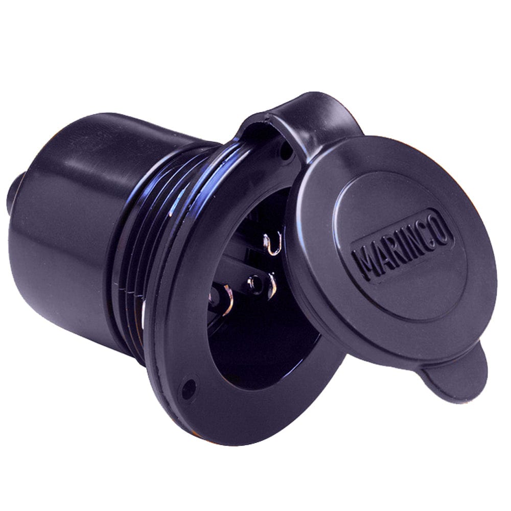Marinco Marinco Marine On-Board Hard Wired Charger Inlet - 15Amp - Black Electrical