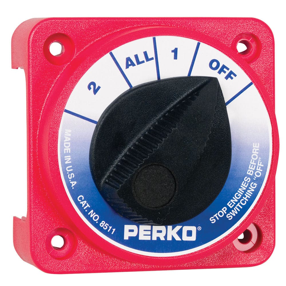 Perko Perko Compact Medium Duty Battery Selector Switch w/o Key Lock Electrical