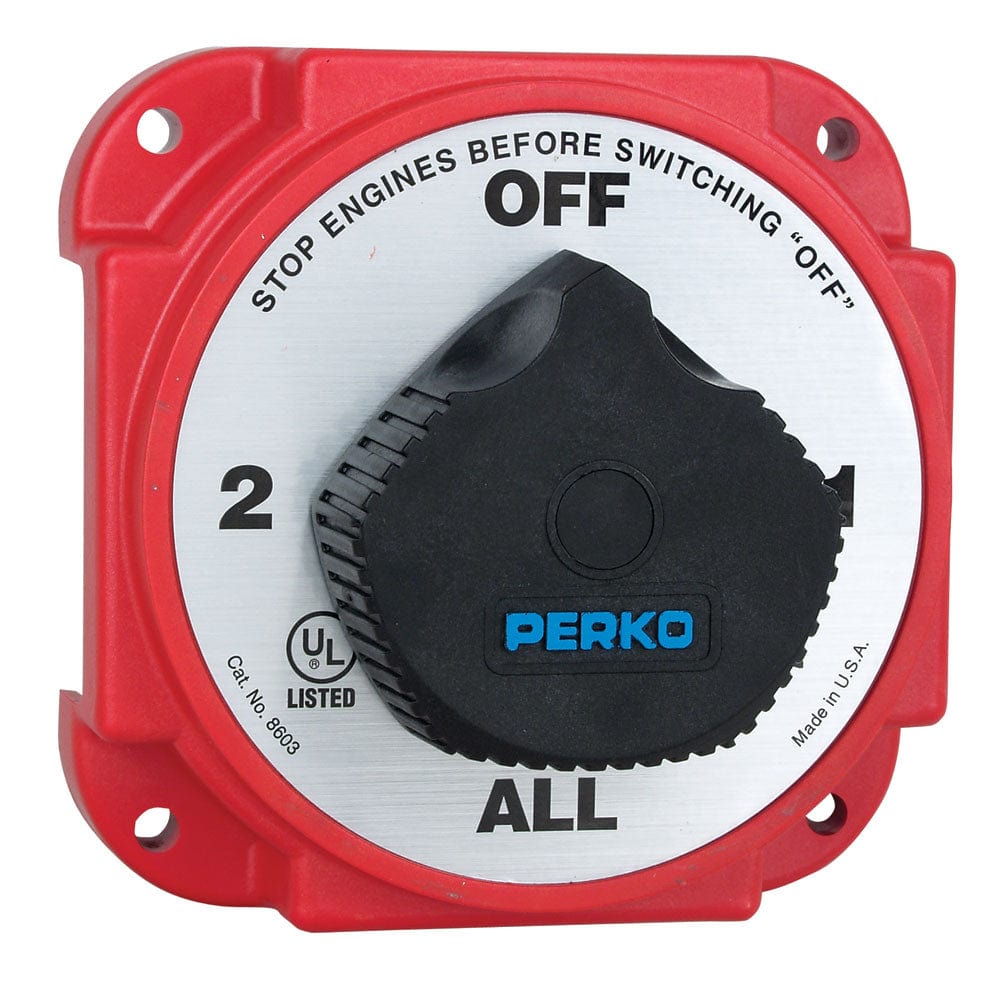 Perko Perko Heavy Duty Battery Selector Switch w/Alternator Field Disconnect Electrical