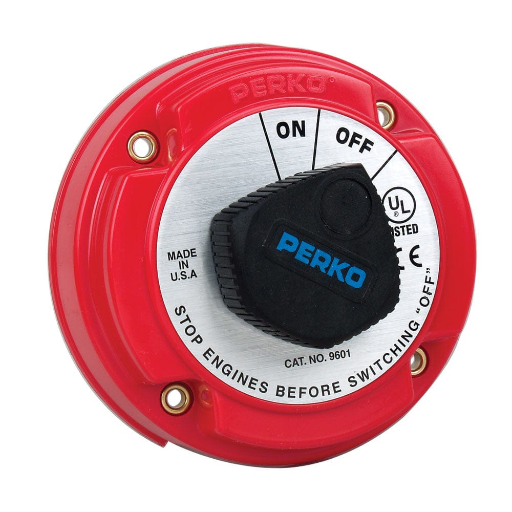 Perko Perko Medium Duty Battery Disconnect Shut Off/On - 250 Amp Continuous, 12-32VDC Electrical