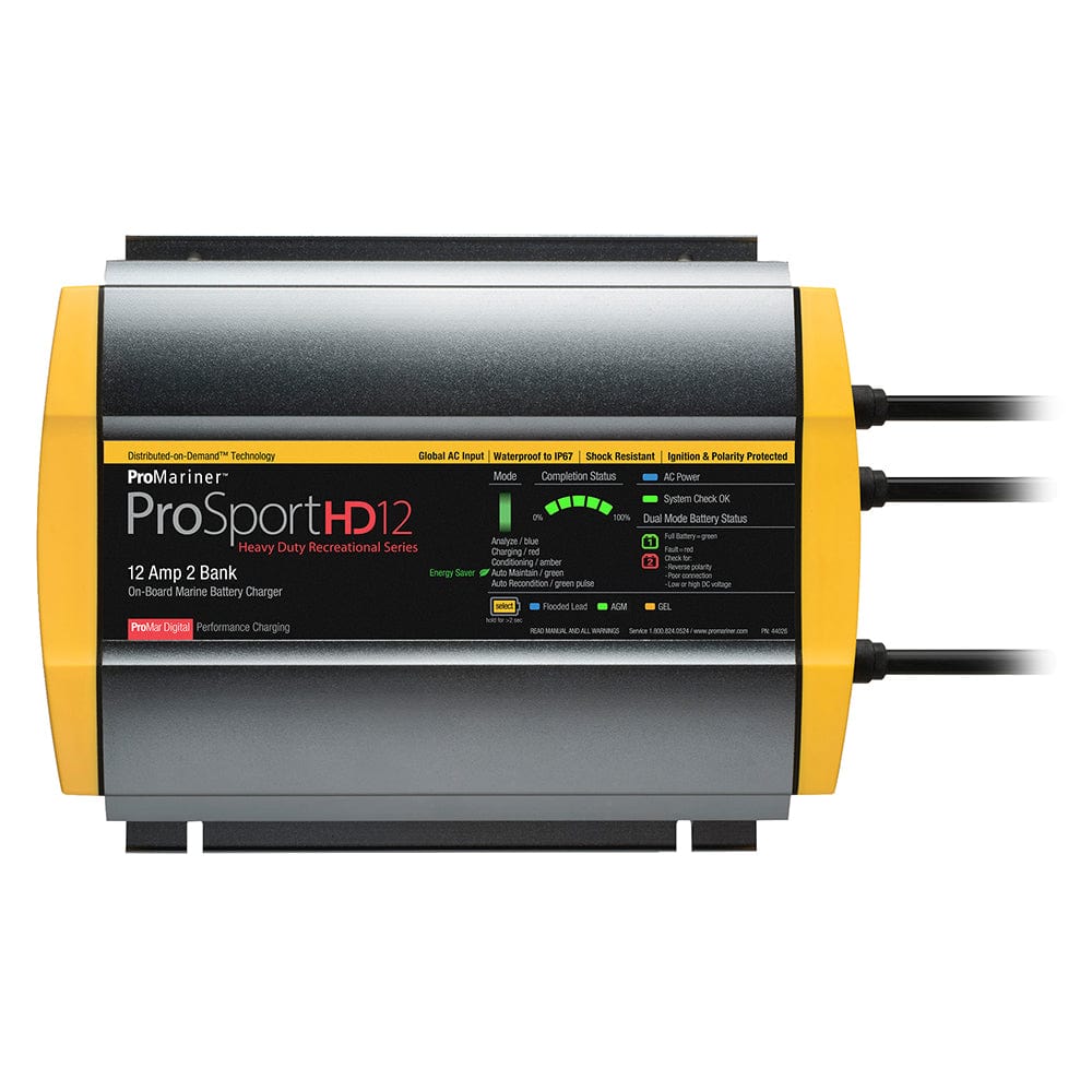 ProMariner ProMariner ProSportHD 12 Global Gen 4 - 12 Amp - 2 Bank Battery Charger Electrical