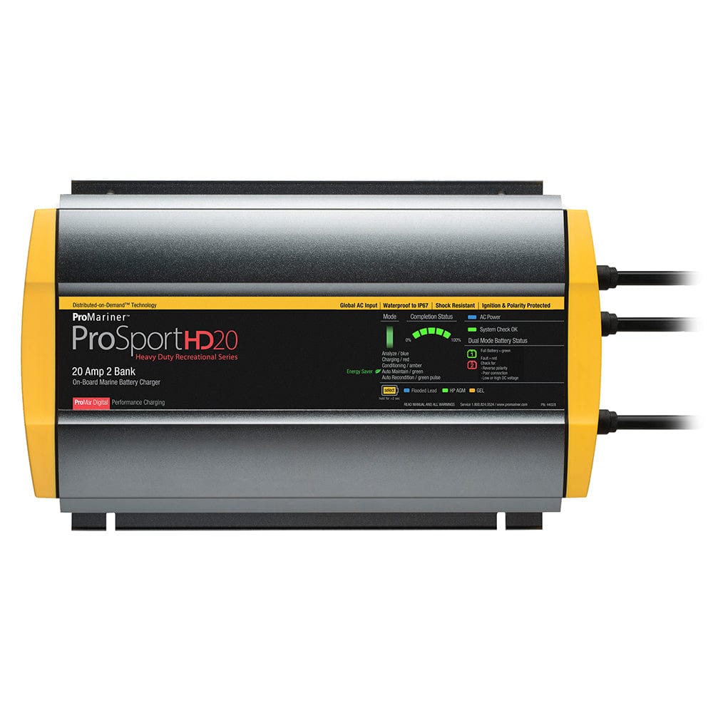 ProMariner ProMariner ProSportHD 20 Global Gen 4 - 20 Amp - 2 Bank Battery Charger Electrical