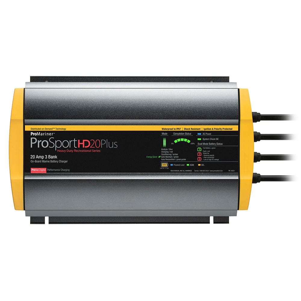 ProMariner ProMariner ProSportHD 20 Plus Gen 4 - 20 Amp - 3 Bank Battery Charger Electrical