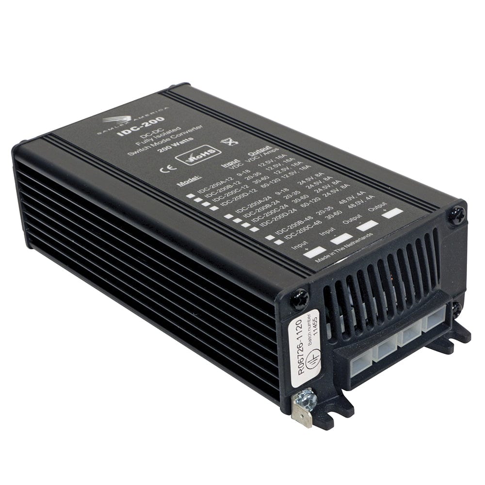 Samlex America Samlex 200W Fully Isolated DC-DC Converter - 8A - 30-60V Input - 24V Output Electrical