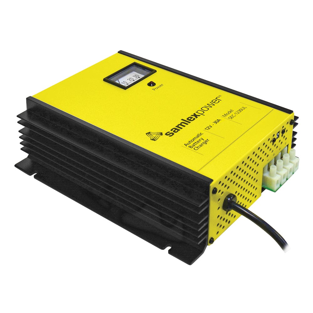 Samlex America Samlex 30A Battery Charger - 12V - 3-Bank - 3-Stage w/Dip Switch & Lugs Electrical