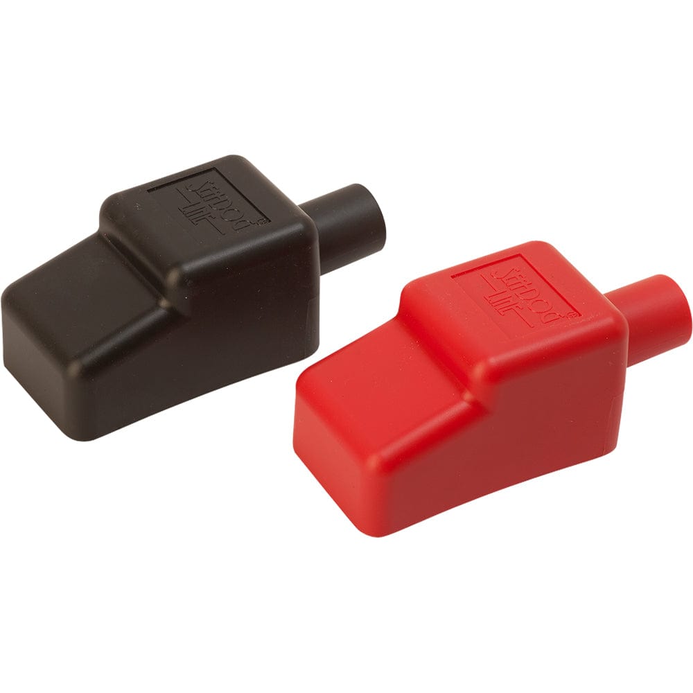 Sea-Dog Sea-Dog Battery Terminal Covers - Red/Back - 1/2" Electrical