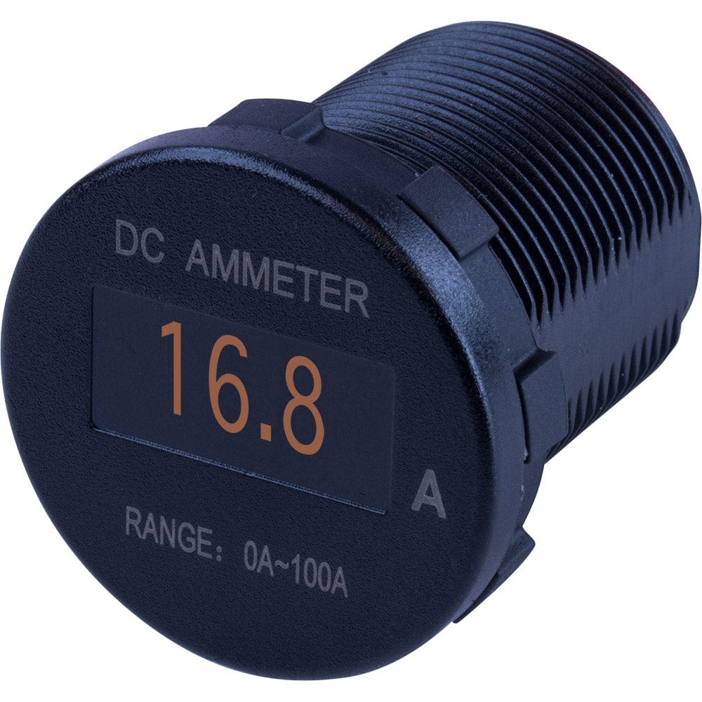 Sea-Dog Sea-Dog Round OLED DC Amp Meter - 0 Amp-100 Amp Electrical
