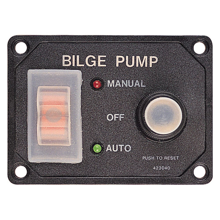 Sea-Dog Sea-Dog Splash Guard Bilge Pump Panel w/Circuit Electrical