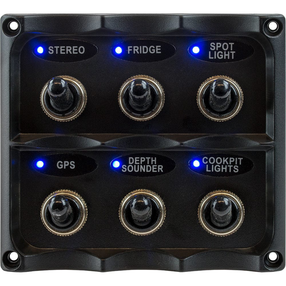 Sea-Dog Sea-Dog Water Resistant Toggle Switch Panel Electrical