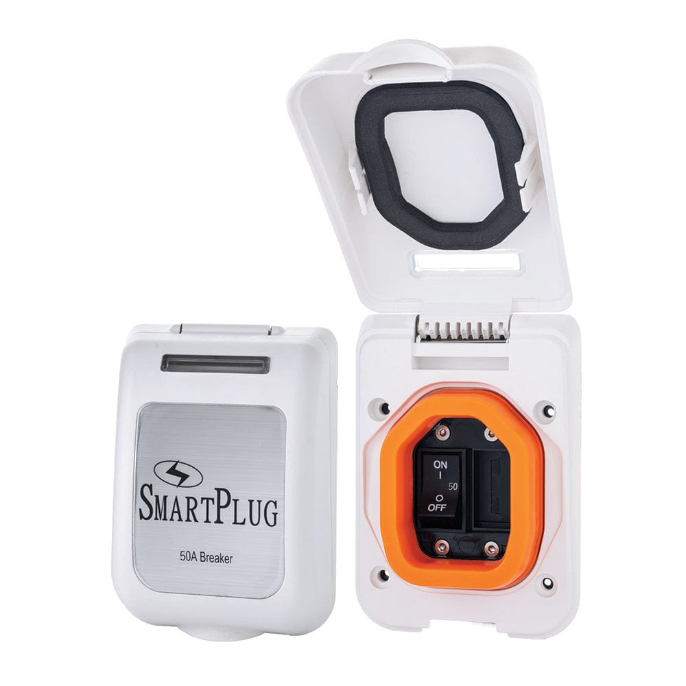 SmartPlug SmartPlug 50 Amp Breaker Non-Metallic Mounting Bracket - White Electrical
