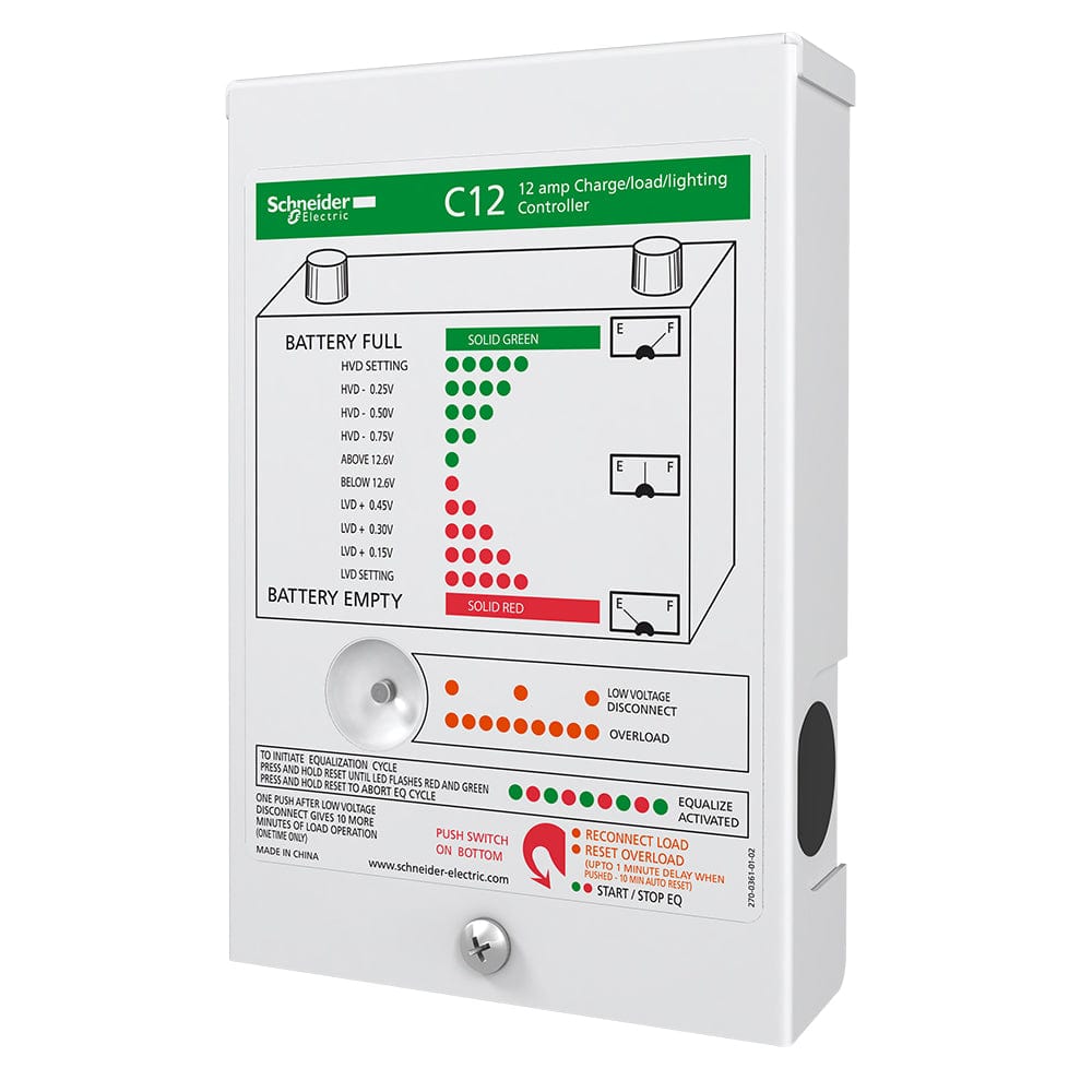 Xantrex Xantrex C-Series Solar Charge Controller - 12 Amps Electrical