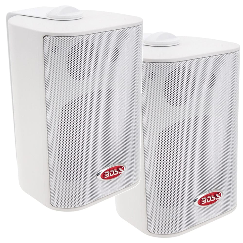 Boss Audio Boss Audio 4" MR4.3W Box Speakers - White - 200W Entertainment