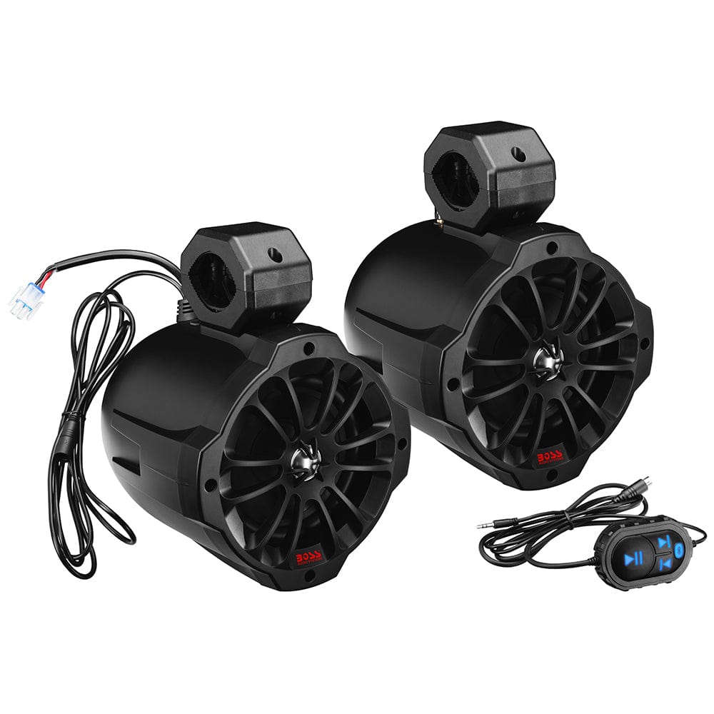 Boss Audio Boss Audio 6.5" B62ABT Amplified Waketower Speakers - Matte Black - 750W Entertainment