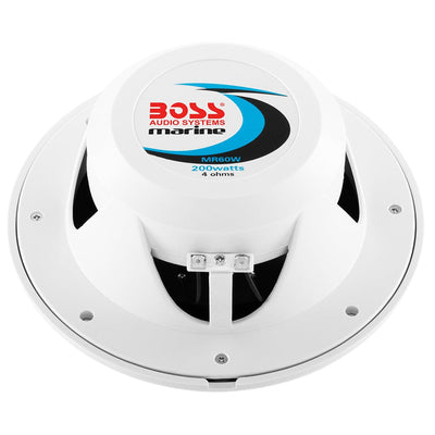 Boss Audio Boss Audio 6.5" MR60W Speakers - White - 200W Entertainment