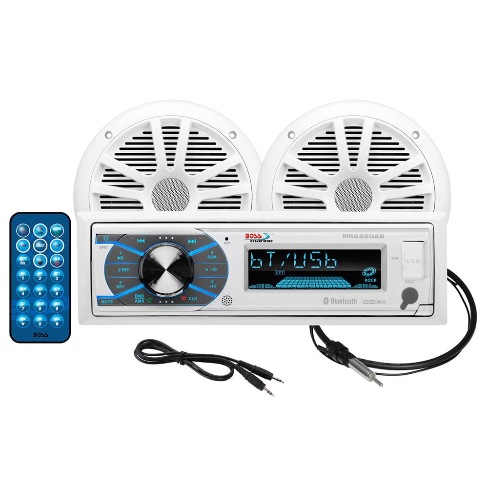 Boss Audio Boss Audio MCK632WB.6 Package w/AM/FM Stereo & Pair of 6.5" Speakers Entertainment