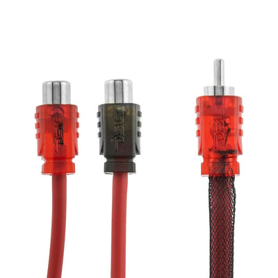 DS18 DS18 Advance Ultra Flex RCA Y Connector Cable - 2 Female to 1 Male Entertainment