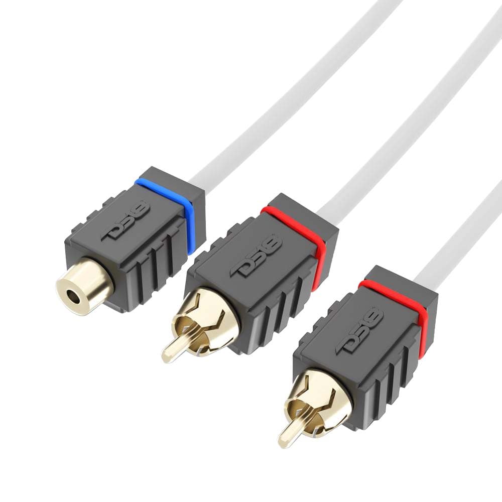 DS18 DS18 Marine Tinned OFC RCA Cable - 1 Female to 2 Male Entertainment