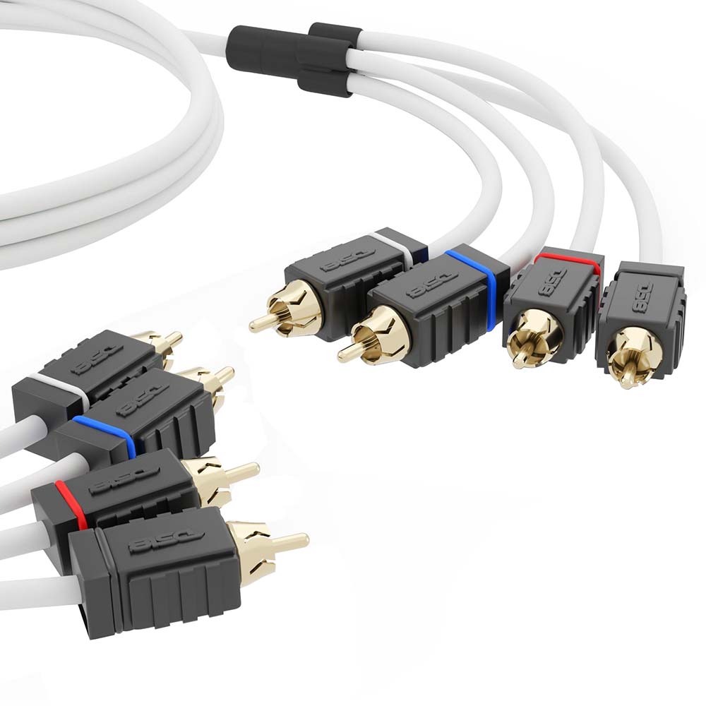 DS18 DS18 Marine Tinned OFC RCA Cable - 4 Channel - 25' Entertainment