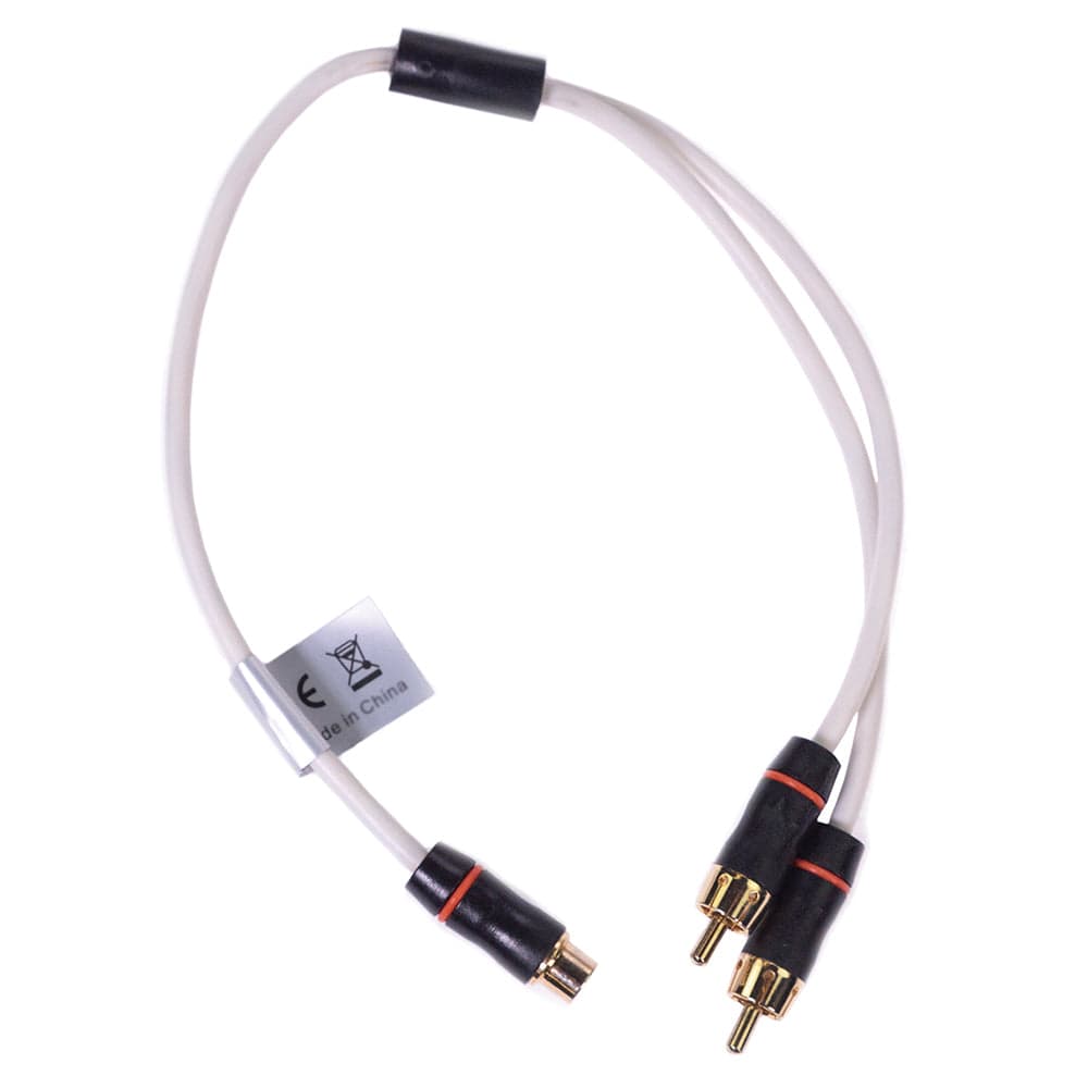 FUSION FUSION Performance RCA Cable Splitter - 1 Female to 2 Male - .9' Entertainment