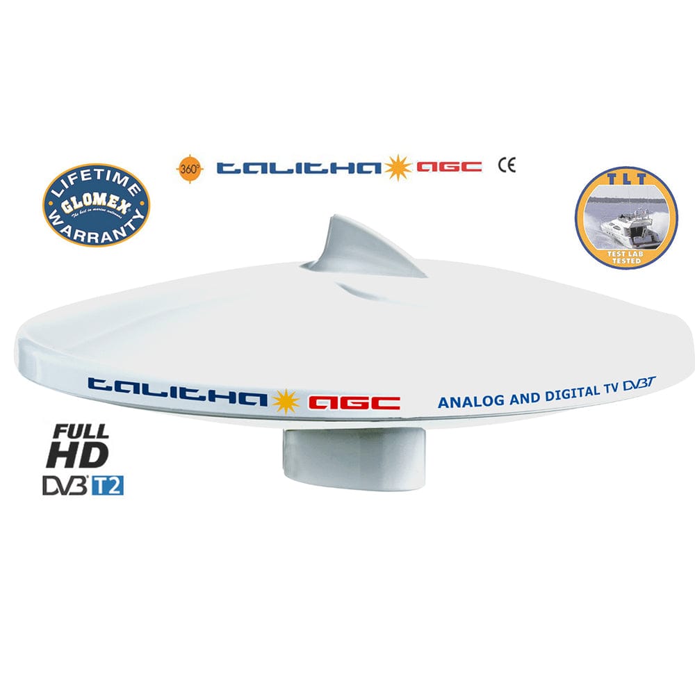 Glomex Marine Antennas Glomex 10" Omnidirectional TV Antenna w/A/B Switch Entertainment