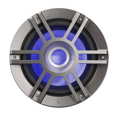 Infinity Infinity 10" Marine RGB Kappa Series Speakers - Titanium/Gunmetal Entertainment