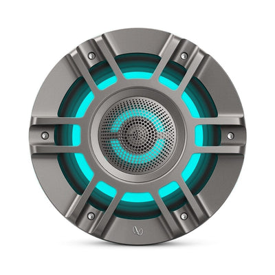 Infinity Infinity 8" Marine RGB Kappa Series Speakers - Titanium/Gunmetal Entertainment