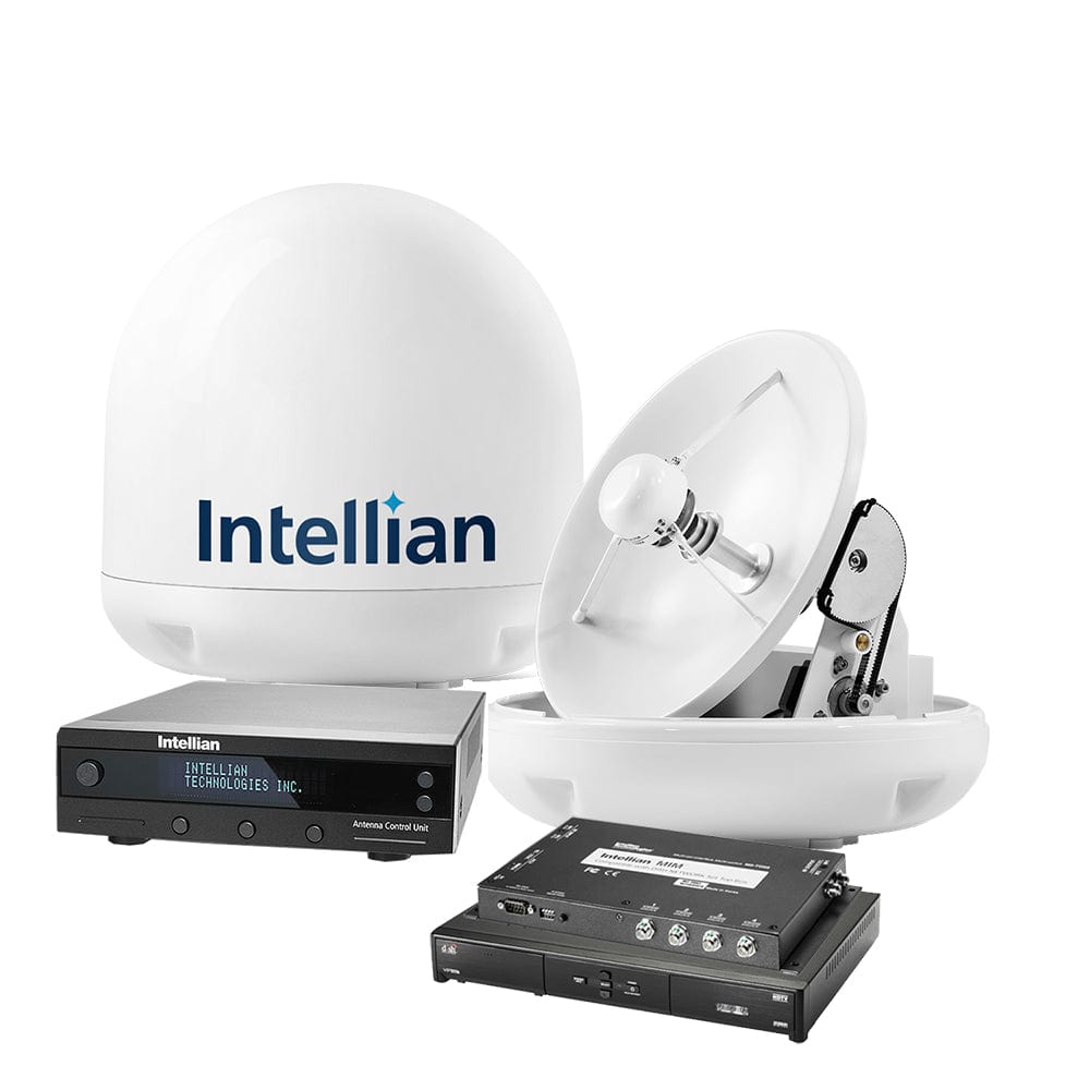 Intellian Intellian i3 "Dish In a Box" System with 15" Antenna, DISH/Bell MIM Switch, 15M RG6 Cable, & VIP211z DISH HD Receiver* Entertainment