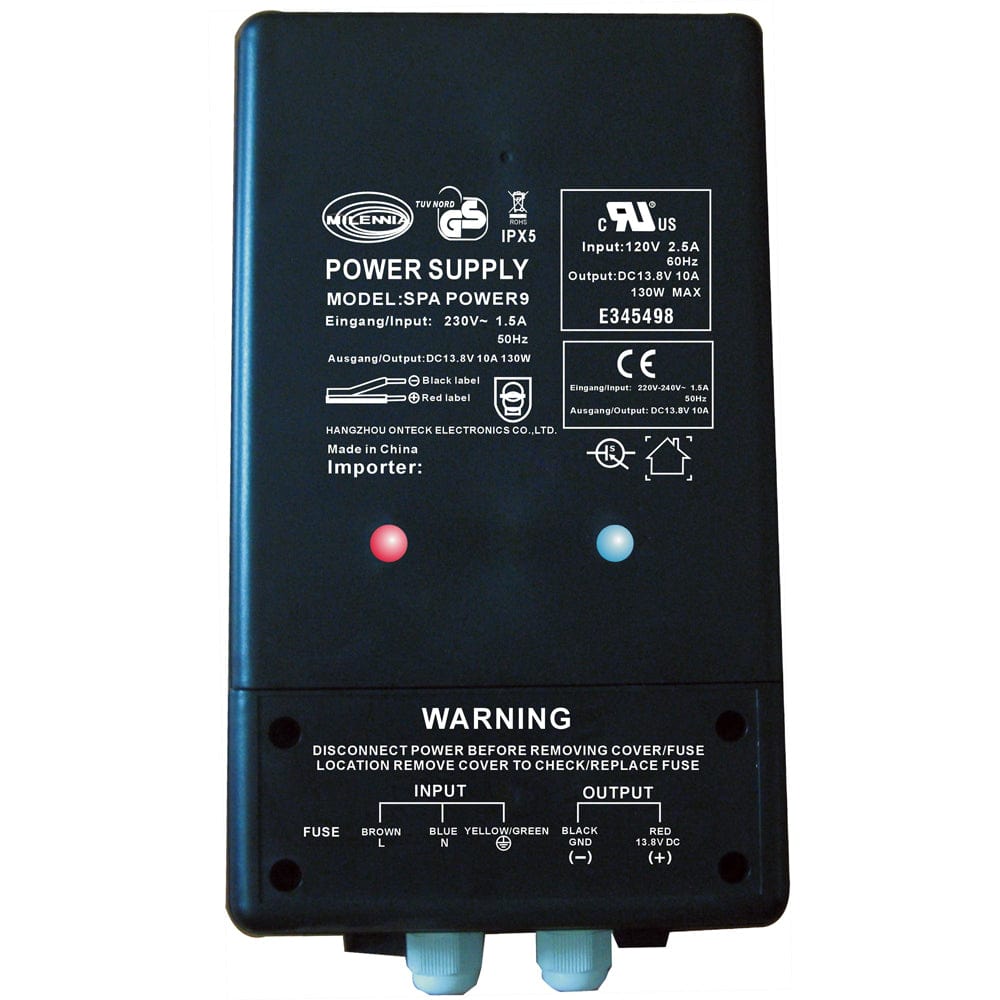 Milennia Milennia SPAPOWER9 Water Resistant Power Supply Entertainment