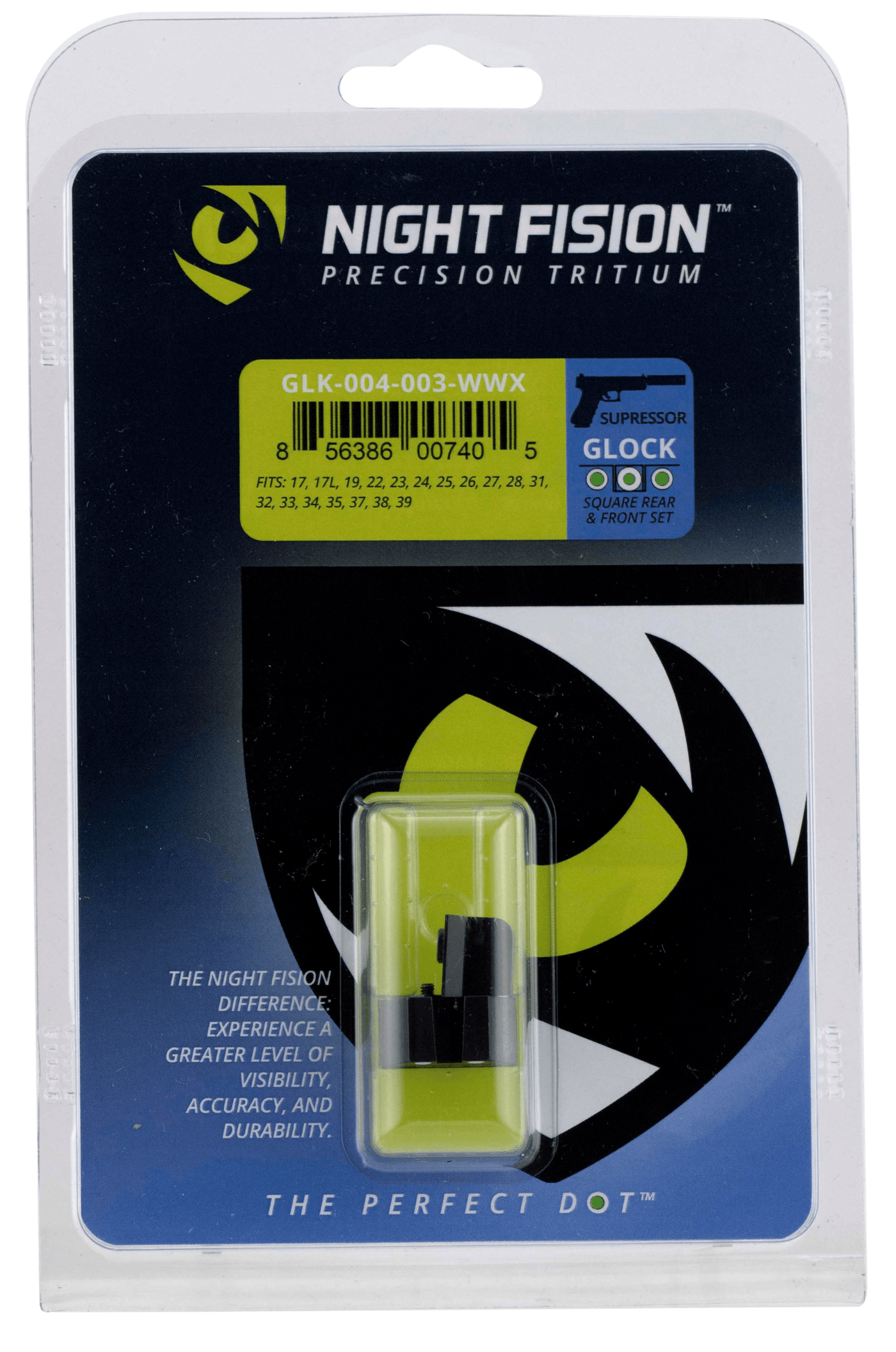 Night Fision Night Fision Perfect Dot, Nf Glk-004-003-wgwg     Ns Glk 17/19 Suppres Firearm Accessories