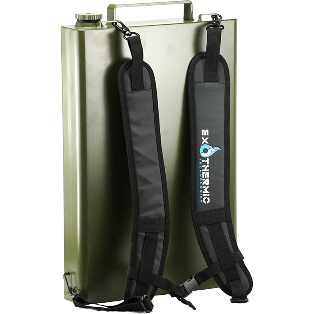 Pulsefire Exothermic Technologies Pulsefire Backpack Kit Green Powder Coated Aluminum 14.30" Long Fuel Gasoline/Gasoline, Diesel Mix Works With Pulsefire LRT/UBF Includes 3.3 Gallon Tank/Hose/Shoulder Straps; PFBACKPACK Firearm Accessories