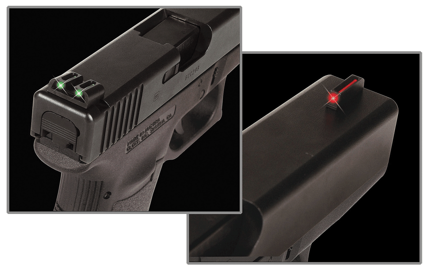 Truglo Truglo Fiber-optic, Tru Tg-131g1     Fo Set Glock Low Firearm Accessories