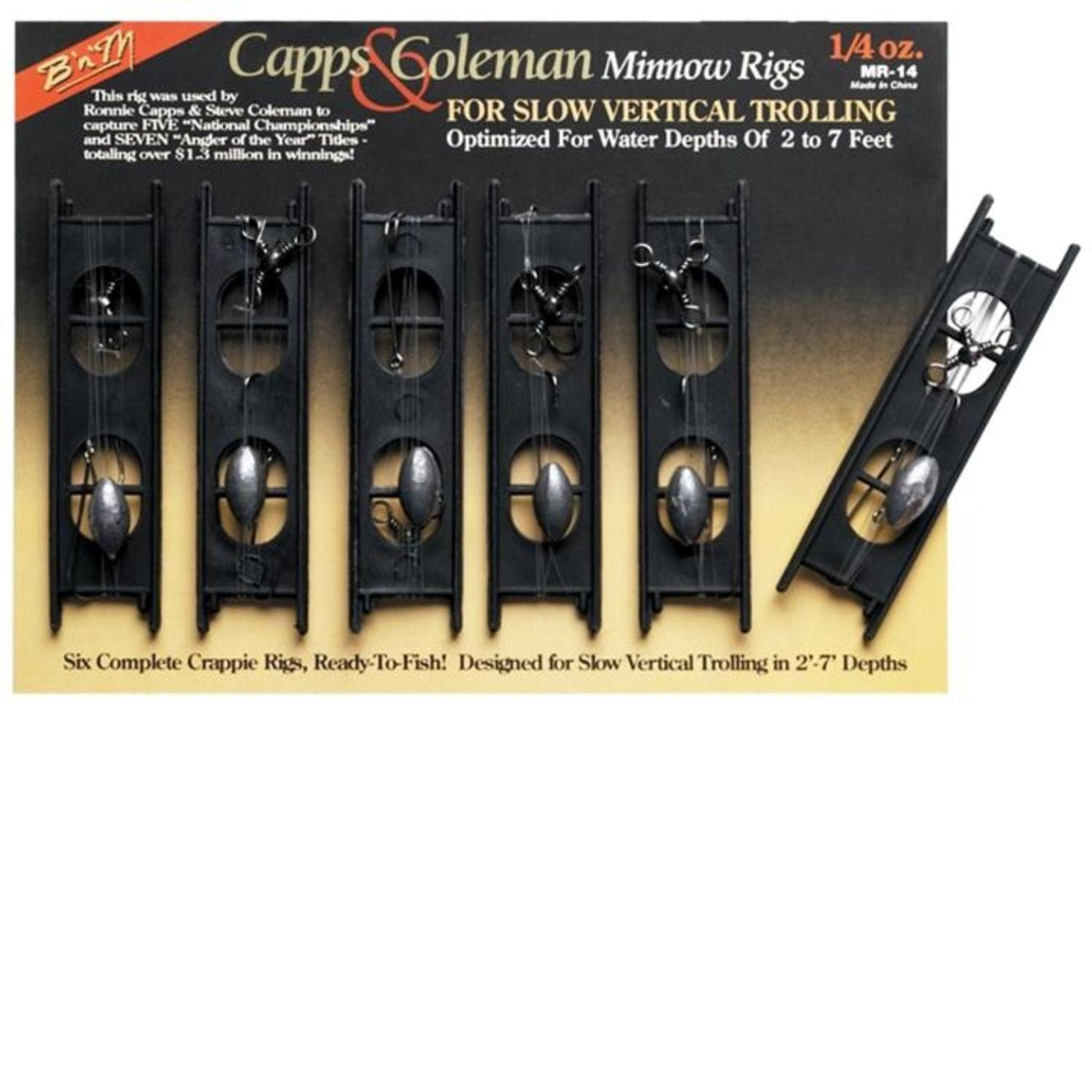BnM BnM Capps and Coleman Minnow Rig 0.25 oz Fishing