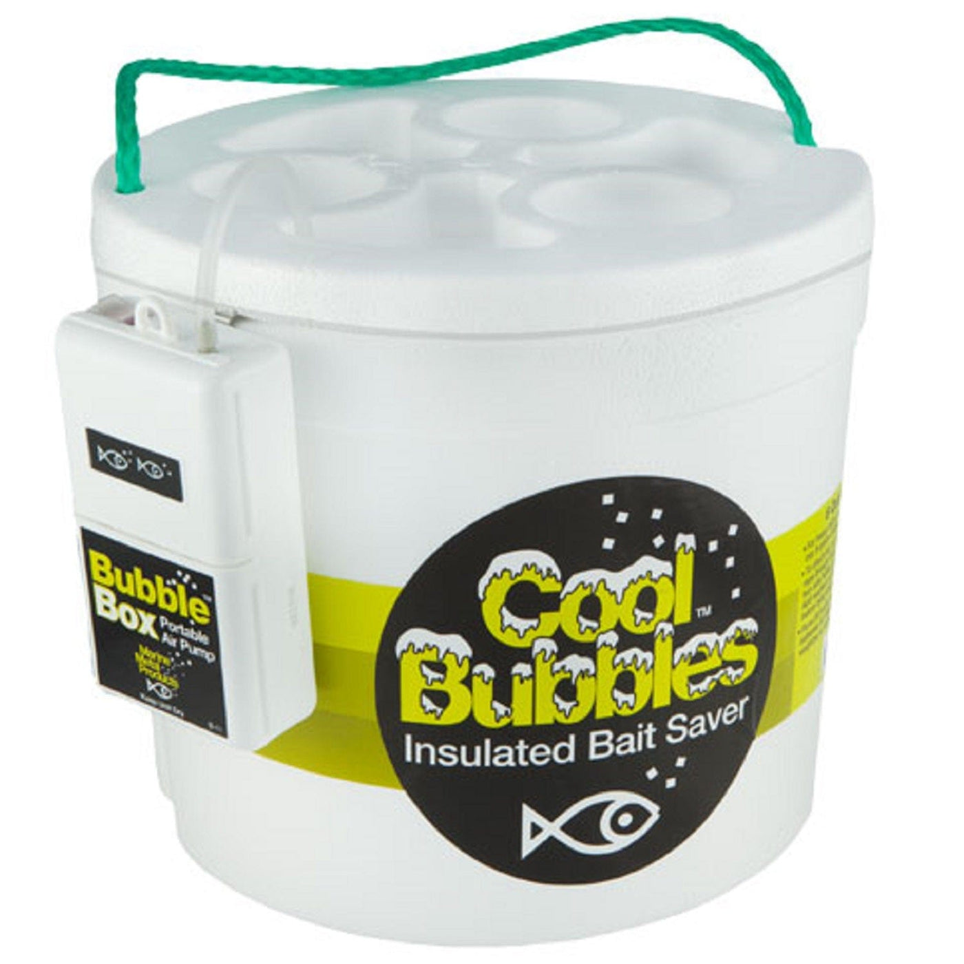 Marine Metal Marine Metal Cool Bubbles 8 Quart Foam Bucket and Pump Kit Fishing