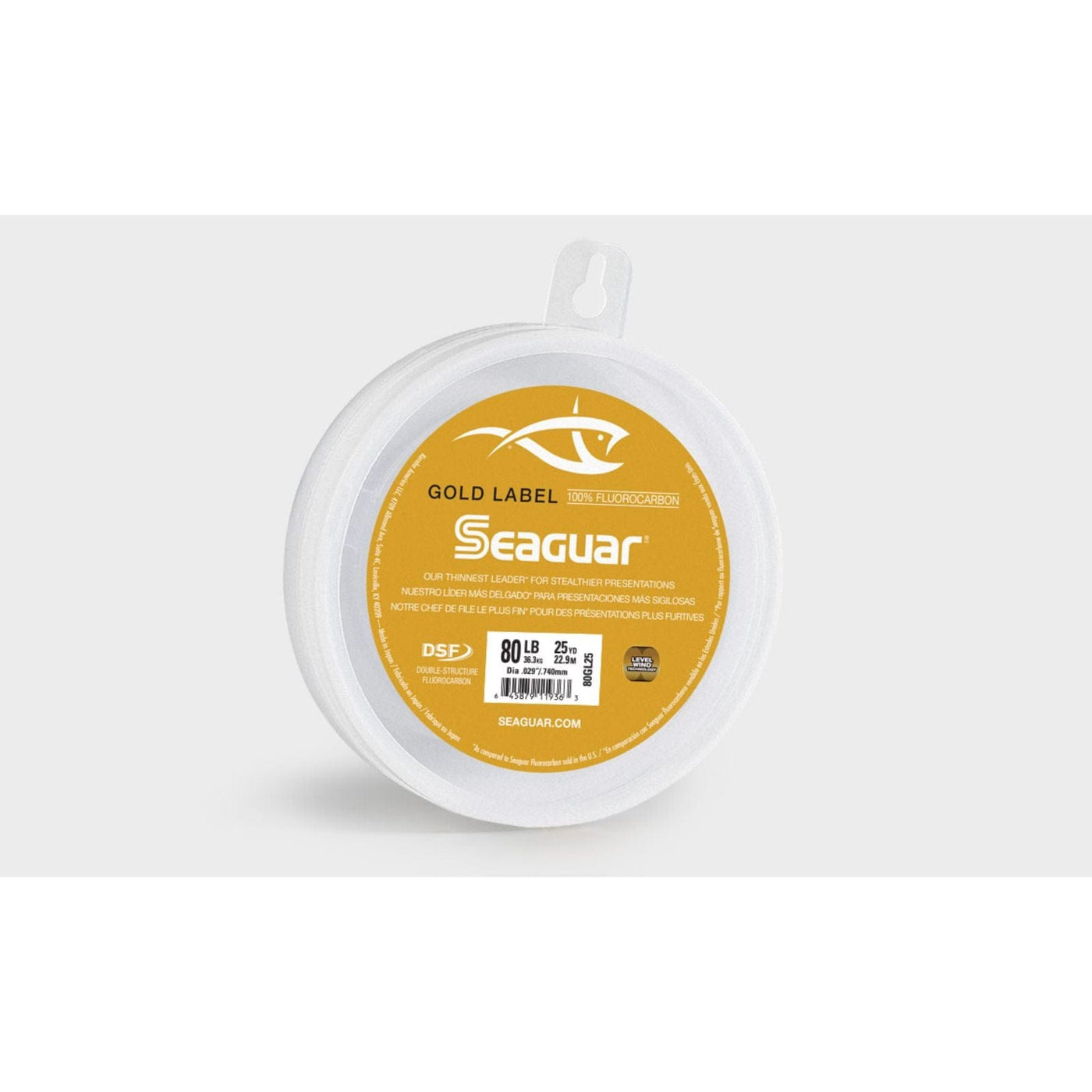 Seaguar Seaguar Gold Label 80GL25 Flourocarbon Leader 25 Yds Fishing
