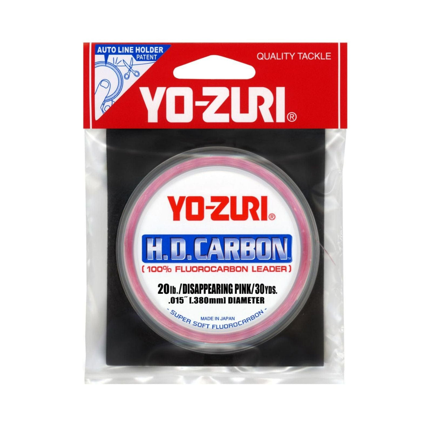 Yo-Zuri Yo-Zuri HD Disappearing Pink Fluorocarbon Leader 100YD 20 LB Fishing
