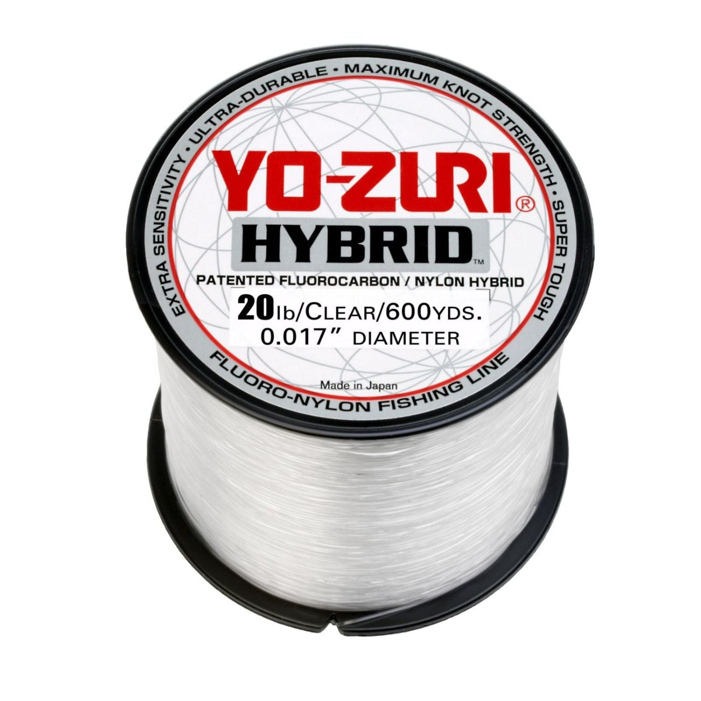 Yo-Zuri Yo-Zuri Hybrid Clear Line 600YD Spool in 20 LB Fishing