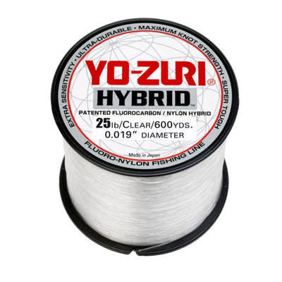 Yo-Zuri Yo-Zuri Hybrid Clear Line 600YD Spool in 25 Lb Fishing