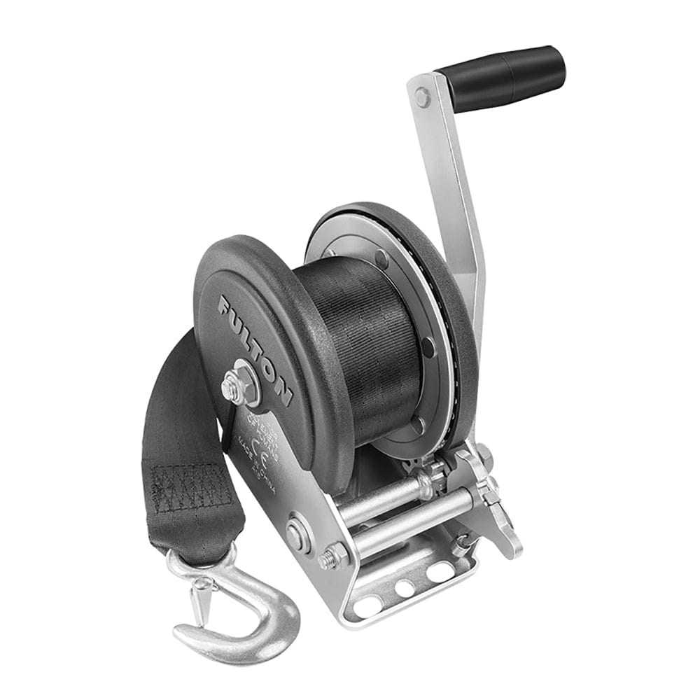 Fulton Fulton 1500lb Single Speed Winch w/20' Strap & Cover Trailering
