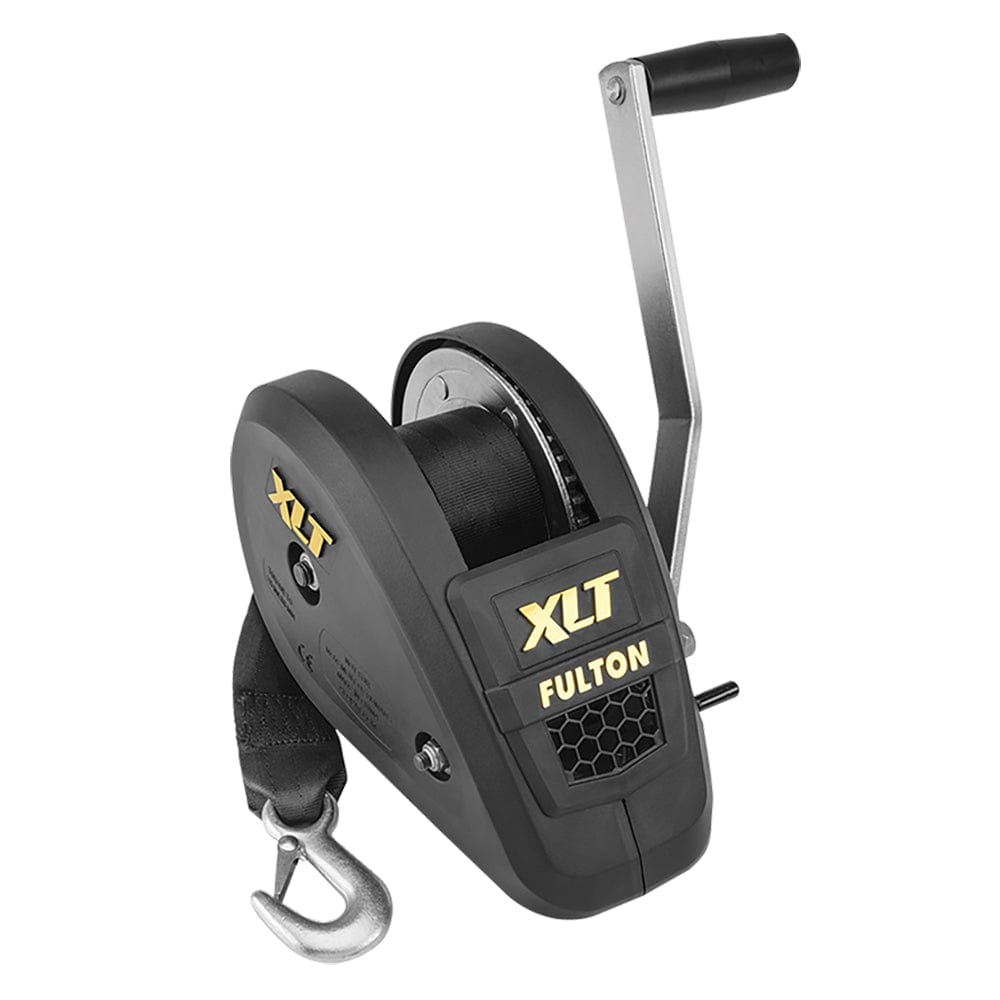 Fulton Fulton 1800lb Single Speed Winch w/20' Strap Included - Black Cover Trailering