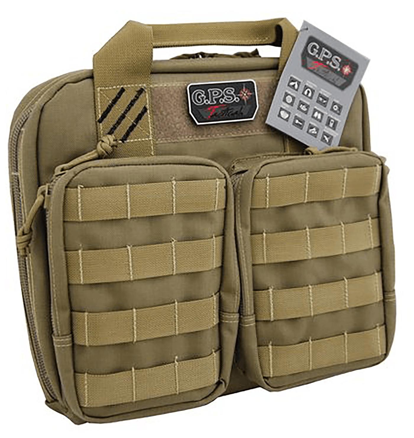 G*Outdoors G*outdoors Tactical, Gps T1411pct  Tactical Double Pistol Case -tan Firearm Accessories