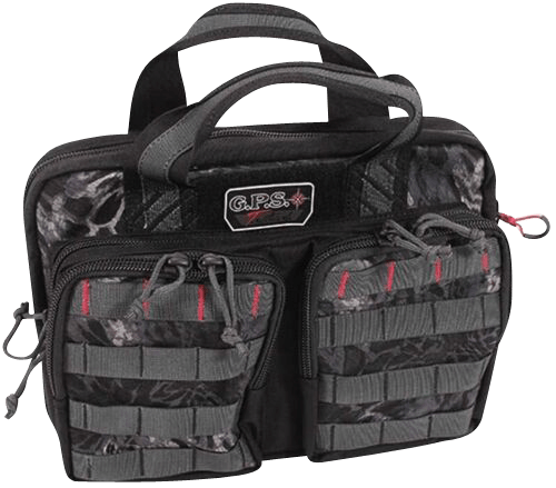 G*Outdoors G*outdoors Tactical Quad, Gpst1316pcpmb Tact Quad 2 Pistl Range Bag Blackou Firearm Accessories