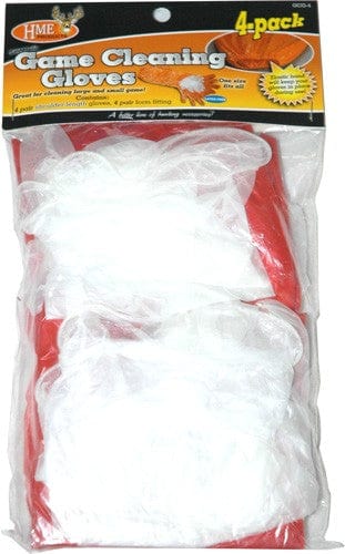 HME Products Hme Game Cleaning Glove Combo - Shoulder & Wrist W/towlette 4p Game Processing