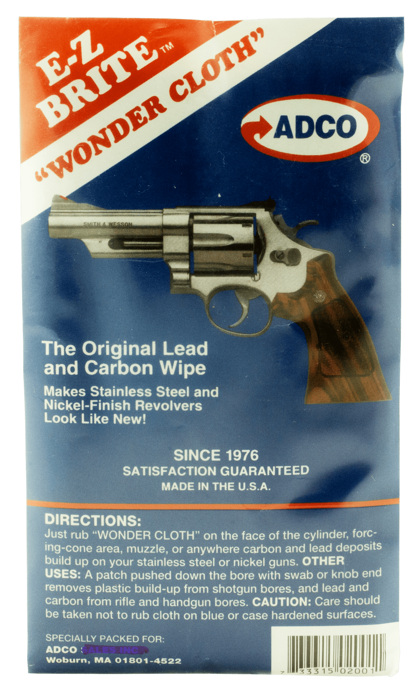 ADCO Adco E-z, Adco Ez1 Lead & Carbon Wipe Gun Care