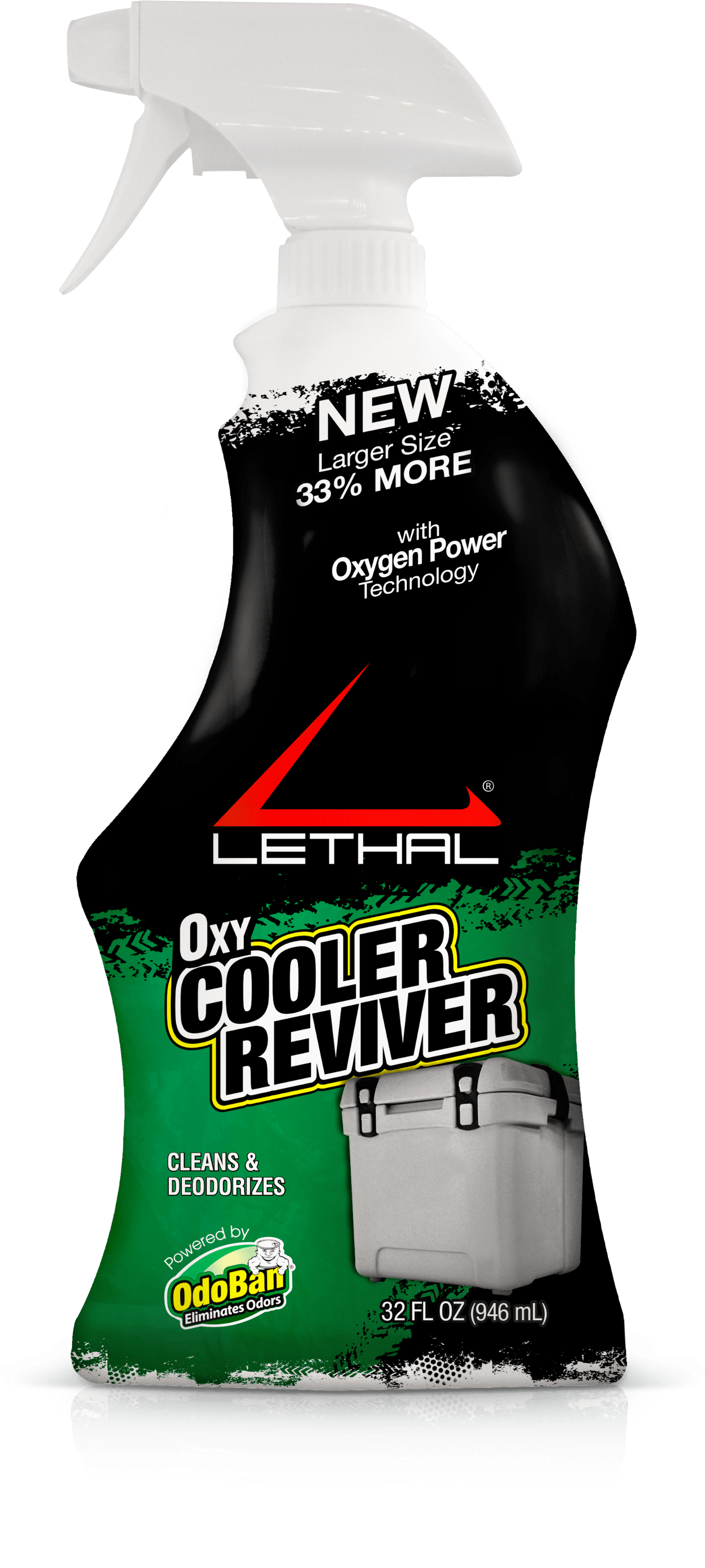 CLEAN CONTROL/LETHAL PROD Clean Control/lethal Prod Cooler Reviver, Lethal 9365b67q      Cooler Reviver Spray 32oz Gun Care